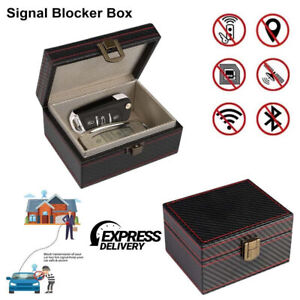 Car Key Signal Blocker Box Keyless Faraday Box Safety Blocking Anti-Theft