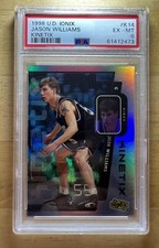 Jason Williams Rookie 1998-99 Upper Deck Ionix Kinetix #K14 PSA 8 Low Pop 8 Rare