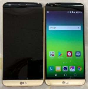 LOT OF 2! LG-G5-32GB-H830 -Gold-T-Mobile (C168)