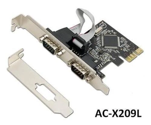 2-Port DB9 Serial PCI-Express Controller Card w/ Low Profile Bracket MCS9901 - Image 1 of 1