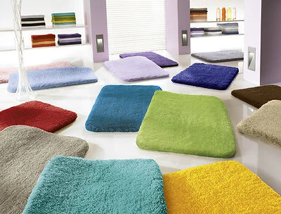 Ab Lager! Badteppich Kleine Wolke Relax oval kiwigrün 70x120cm - Bild 1 von 2