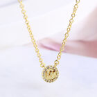 Michael Kors Round Letter Rhinestone Disc Personality Necklace