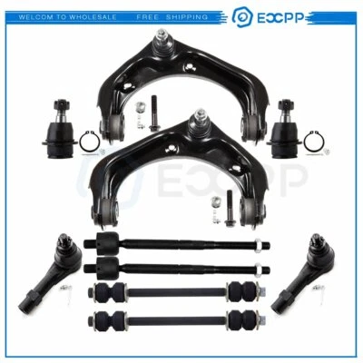 For 2006-2010 Ford Explorer 10Pcs Front Upper Control Arms Sway Bars Tie Rods - Image 1 of 4