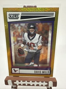 2022 Score #3 Davis Mills Gold Dots /225 Texans - Bild 1 von 2