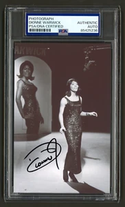 Foto firmada por Dionne Warwick (PSA) That's What Friends Are For Singer R&B Soul - Imagen 1 de 2