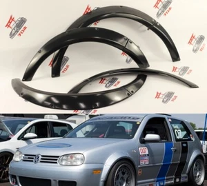 Fender Flares Volkswagen VW GOLF GTI MK4 Arcos de Rueda Cuerpo Completo Kit de 8 PIEZAS - Imagen 1 de 8