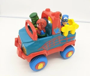 2002 Spider-Man & Friends Collectible Motorized Shape Sorting Toddler Toy Truck - Picture 1 of 3