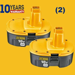 2X 4800mAh Akku Für DeWalt DC9096 18V XRP NiMH Akku DE9096 DW9095 DE9098 DC9098 - Bild 1 von 17