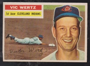 Topps Baseball 1956 #300 Vic Wertz gris trasero casi nuevo *** envío gratuito *** - Imagen 1 de 1
