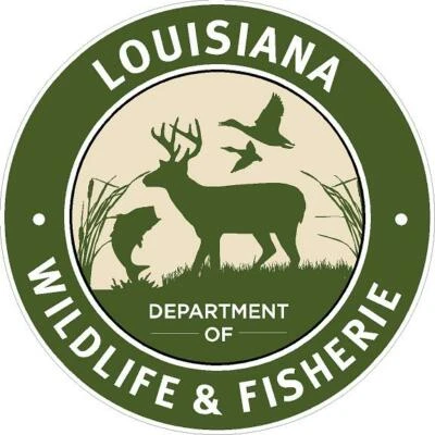 3M Louisiana Dept. of Wildlife & Fisheries Reflective or Matte Vinyl Sticker LEO