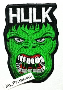 Incredible Hulk Embroidered Iron/Sew On Patch Marvel Avengers Superhero BADGE - Foto 1 di 2