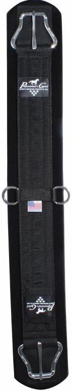 32 Inch Black Professional Choice SMX Western Horse Cinch Girth SS Roller Buckle