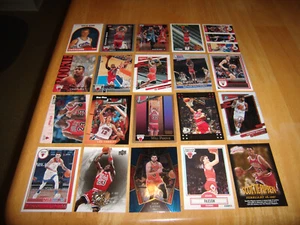 CHICAGO BULLS BASKETBALL CARD LOT-JORDAN, PIPPEN, LAVINE, BALL, PAXSON, & MORE - Picture 1 of 5