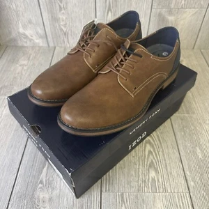 Zapato informal de vestir IZOD Kasson para hombre, tostado oscuro/azul marino talla 8,5 - Imagen 1 de 7