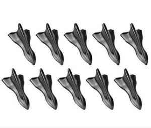 10pcs Universal Car Shark Fin Diffuser Vortex Generator Wing Roof Spoiler Bumper - Picture 1 of 10