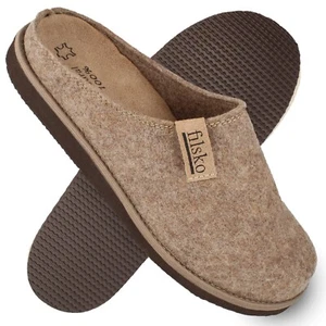 Zapatillas Hombre Fieltro Suela Extraíble EVA Beige 40-46 Filsko Langayo - Imagen 1 de 8