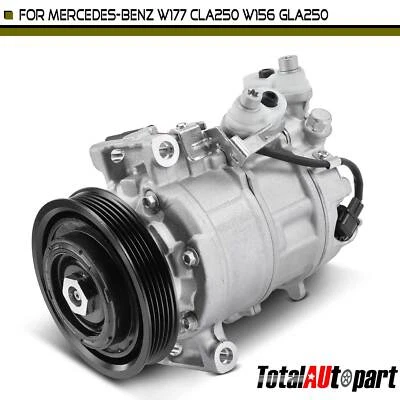 1x Compresor de aire acondicionado para Mercedes-Benz CLA250 2014-2022 CLA45 AMG 2014-2019 L4 2,0 L Foto 1 de 4