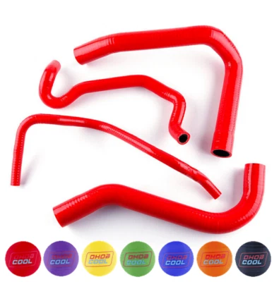 RED SILICONE RADIATOR HOSES KIT for BMW S 1000 R RR HP4 XR 2009-2018 2013 14 15 - Image 1 of 4