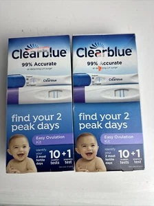 2X Clearblue ""DIGITAL"" Easy Ovulation Kit Schwangerschaftstest Verwendbar bis 4/25 und 10/25 - Bild 1 von 4