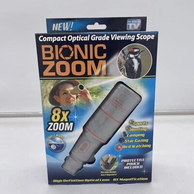 Bionic Zoom - Compact Optical Grade Viewing Scope, 8x Zoom - As Seen on TV GR11 - Image 1 of 2