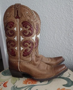 Ariat Madrina Size 10B Dark Macchito Snip Toe Western Boots 10009528 Festival - Picture 1 of 10
