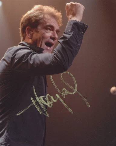 HUEY LEWIS SIGNED 8X10 PHOTO 2 Cover