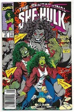 The Sensational She-Hulk #15 First Grey She-Hulk FN/VFN (1990) Marvel Comics