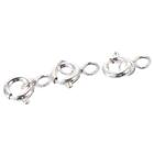5Pcs Silver Round Ring Clasp Round Closed Jump Rings Silver Rings  Crafts