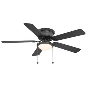 PARTS ONLY Hugger 52 in. LED Indoor Black Ceiling Fan Replacement Parts - Picture 1 of 12