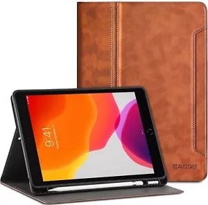 Custodia in pelle PU per iPad 8/7 10.2" 2020 2019 con funzione auto sonno/veglia - Foto 1 di 7