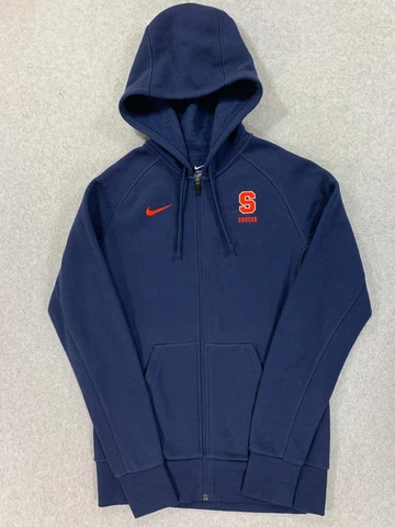 Syracuse Orange Athletic Fit Hoodie Jacket (Men's Medium) Blue Cover