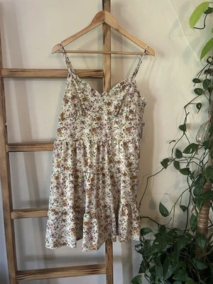 NOBO Floral Sleeveless Sundress with Adjustable Straps Size Large - Image 1 of 4