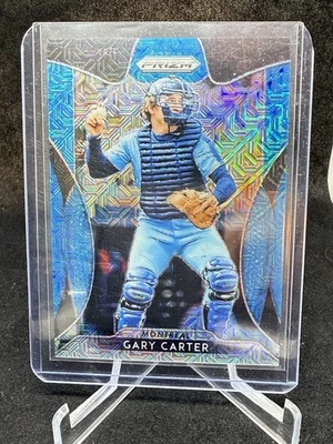 Panini Prizm Tier III 2019 Blue Mojo Prizm/399 Gary Carter #252 Salón de la fama Foto 1 de 2