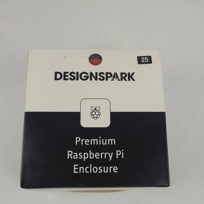 DesignSpark ABS Case for use with Raspberry Pi 2, Pi 3, Pi B+ in Red & White - Image 1 of 4