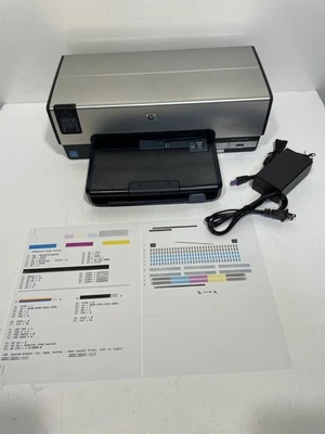 HP Deskjet 6940 Standard Color Inkjet Printer 1355 Print Count — May Need Ink - Image 1 of 4