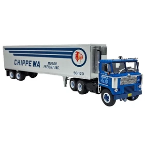White 7400 1965 CHIPPEWA CA094 Semi trailer truck 1:43 Altaya - Picture 1 of 2