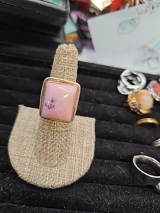 Anillo Talla 7 Plata Rodonita - Imagen 1 de 3