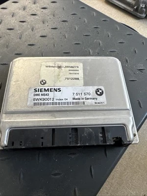 2008 BMW X3 325i E46 Engine Computer ECM ECU 7 511 570 - Image 1 of 3