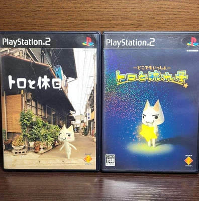 Lot 2 Doko Demo Issyo Toro to Nagareboshi set PS2 Sony Playstation 2 JP Tested - Image 1 of 3