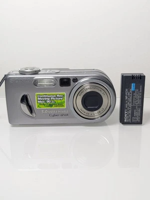 Sony Cybershot DSC-P10 5.0MP Digital Camera (Tested Working)  - Image 1 of 4