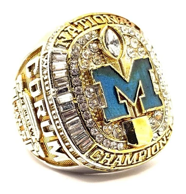 NCAA / 2024 Michigan Wolverines Championship Ring / Corum - Image 1 of 4