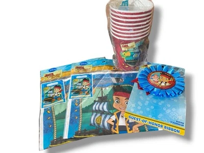 Disney Jake & The Neverland Pirates Birthday Party Decorations Cups Bags Lot - Image 1 of 4
