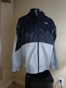 Under Armour Legacy Windbreaker Jacke Storm schwarz/grau für Herren - neu mit Etikett Large $ 100 - Bild 1 von 6