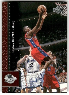 1996-97 Upper Deck #35 Lindsey Hunter Detroit Pistons Basketball Card - Image 1 of 2