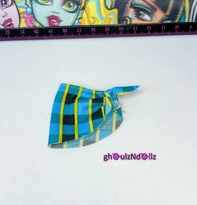 MONSTER HIGH Doll Frankie Stein Gloom Beach Plaid Skirt Wrap 2010 Mattel. - Picture 1 of 3