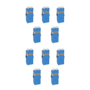 LC to LC Adapter Singlemode Multimode Duplex Fiber Optic Connector Coupler t - Afbeelding 1 van 11