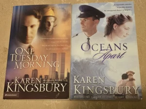 Karen Kingsbury's One Tuesday Morning ~ 2003 ~ and Oceans Apart ~ 2004 ~ 2 Bücher Lot ~ sehr guter Zustand - Bild 1 von 10