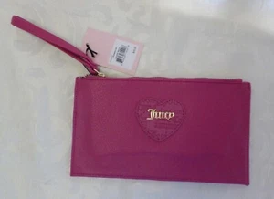 Juicy Couture Free Spirit Wristlet NWT Pink 9.75" X 5.75" Card & Phone Pockets - Picture 1 of 12