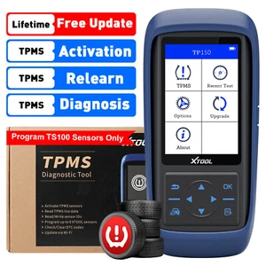XTOOL TP150 TPMS Tire Sensor Relearn/Reset/Activate/TS100 Programming Tool - Picture 1 of 12