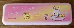 Hard Plastic Pencil Case Box Stationery, Pink, "Mini Valley Komatorae Barunson" - Picture 1 of 24
